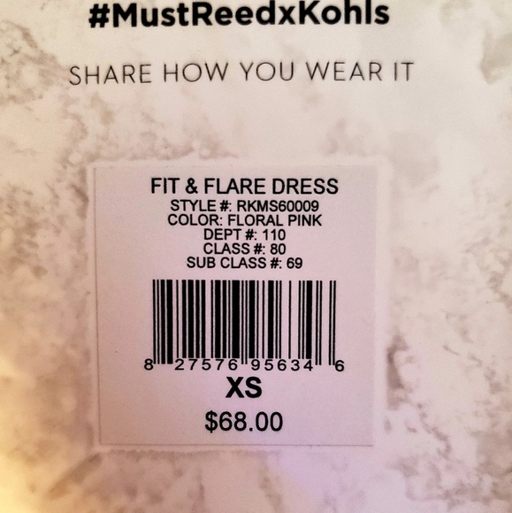 Reed Floral Print Fit & Flare Dress - Picture 5 of 5